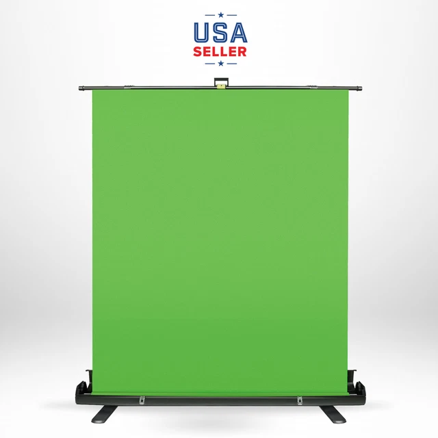 LSP CHROMAKEY GREEN Screen Photo Background Pull Up Backdrop Stand w