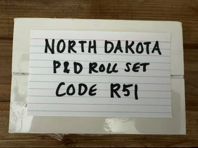 2006 North Dakota P&D State Quarter Rolls in Sealed Mint Box R49.