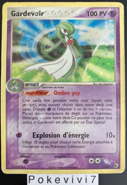 Carte Pokemon GARDEVOIR 7/109 Holo Bloc EX Rubis & Saphir FR