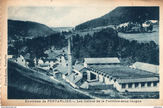 5312 CPA surroundings de Pontarlier - les Usines de la Ferrière sous Jougne