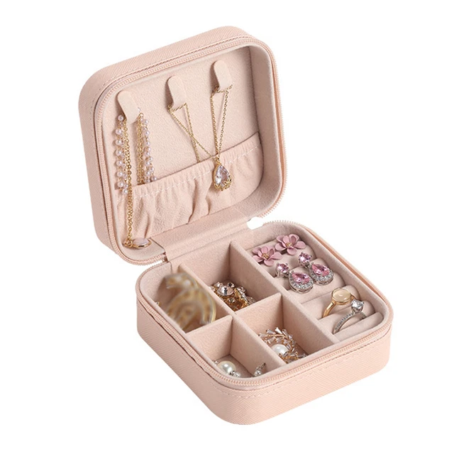 Boîte à bijoux organisateur de rangement petit étui de rangement portable I5Y0