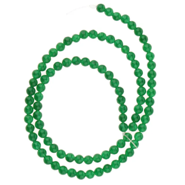 Blesiya artisanat naturel vert émeraude pierres précieuses rondes jade perles