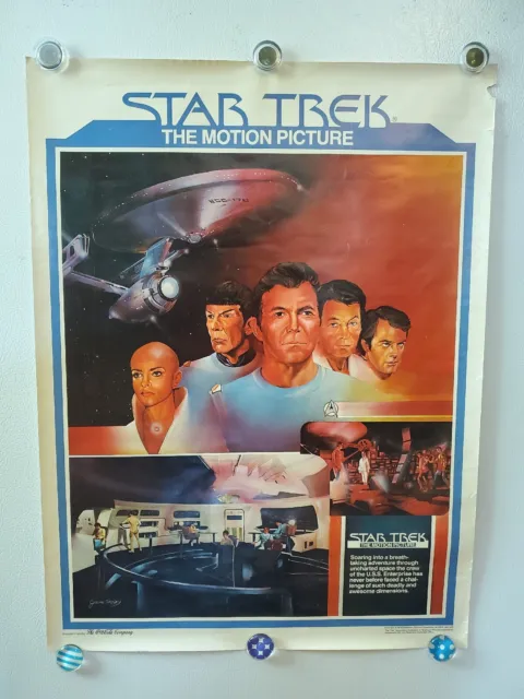 1979 Star Trek The Motion Picture 18"x24" Coca-Cola Movie Poster Jerome Tarpley