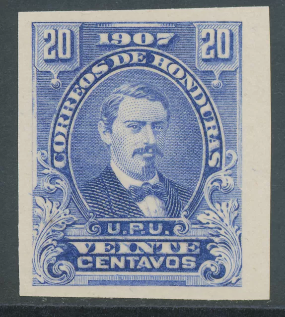 HONDURAS 1907 Präsident José Maria Medina 20C ungebr. ungezähnter PROBEDRUCK