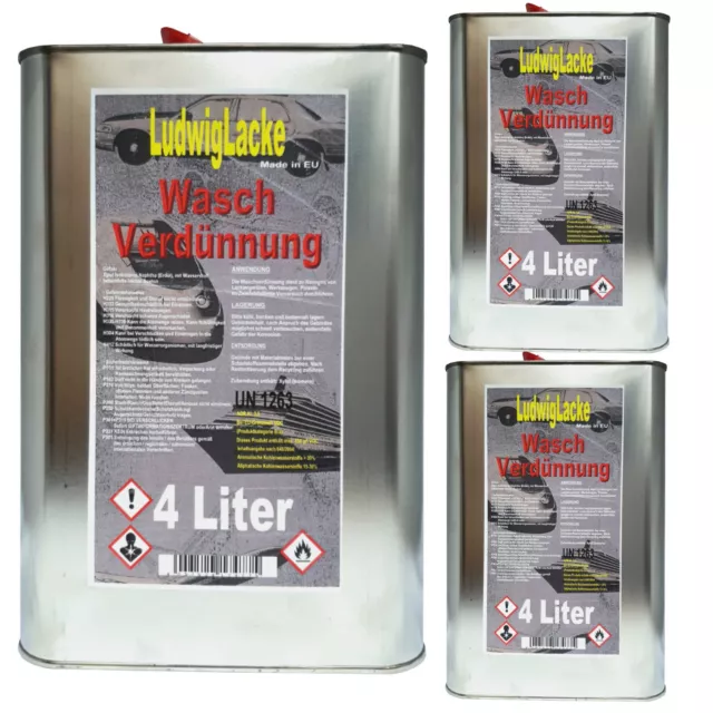 Nitroverdünnung Waschverdünnung 5 Liter Reiniger 3