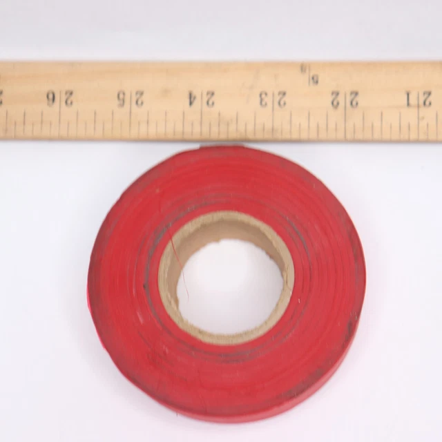 TFTR Flagging Tape Red 1-3/16" x 300'