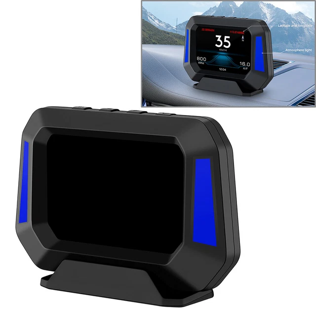 P21 Car HUD Head Up Display Speed Speedometer Digital Gauge Diagnostic Tool US
