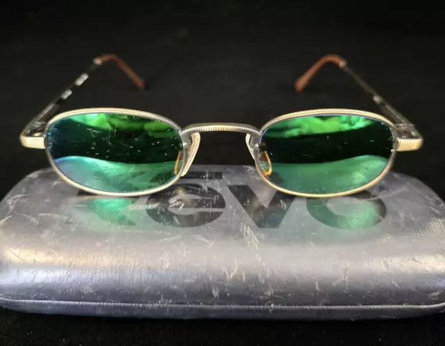 Vintage Revo 1107 010  Sunglasses with bronze frame mirrored lenses