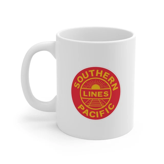 Coffee Mug  - Southern Pacific Lines Railway / Ceramic / 11oz