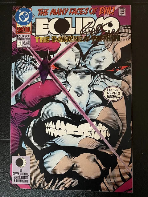 Eclipso: The Darkness Within #1 *SIGNED* by Bart Sears DC Comics 1992 NM 4 Books 2