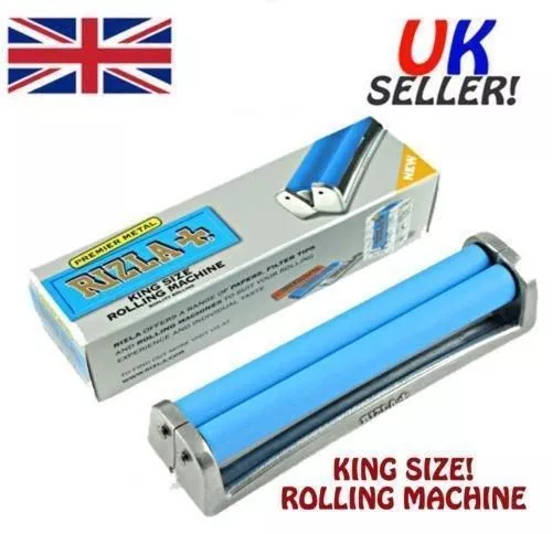 RIZLA ROLLING MACHINE - REGULAR & KING SIZE - Premium Metal Cigarette Genuine 3