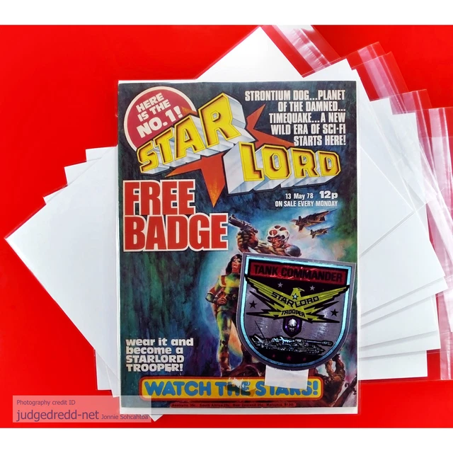 25 STARLORD UK Comic Bags and Boards fits A4 Size7 Avialable Now 31.