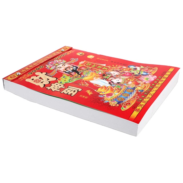 PAPER 2024 OLD Almanac Chinese Traditional Calendar Daily Wall £15.55 ...