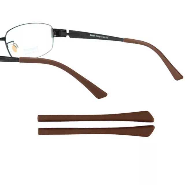 1 PAAR ANTI Rutsch Brille Ohrhaken Spitze Brillen Griff Bügelhalter Silikon  JY EUR 2,77 - PicClick DE
