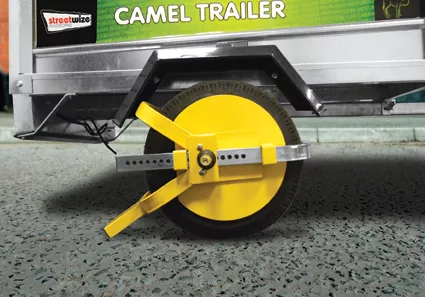 Trailer, Caravan & Motor home 8" - 10" Security Anti Theft Wheel Tyre Lock Clamp