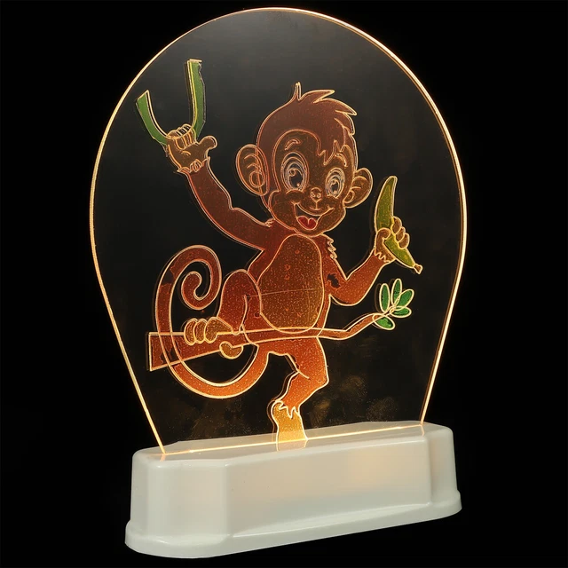 3 D ANIMAL Lamp LED Lights for Bedroom 3d Night Creative Desktop Child