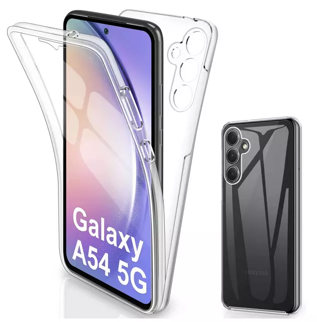 Coque pour Samsung Galaxy A54 5G - housse etui silicone gel 360 integrale + film Coque pour Samsung Galaxy A54 5G - housse etui silicone gel 360 integrale + film