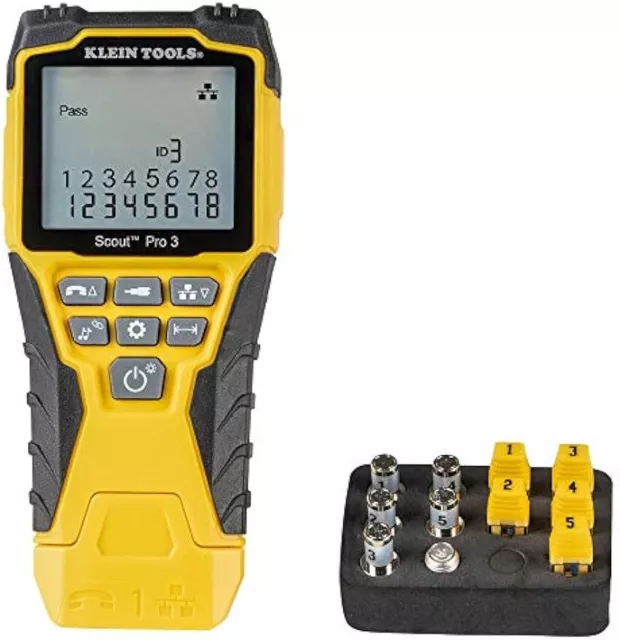 Klein Tools VDV501-851 Cable Tester Kit with Scout Pro 3 for Ethernet