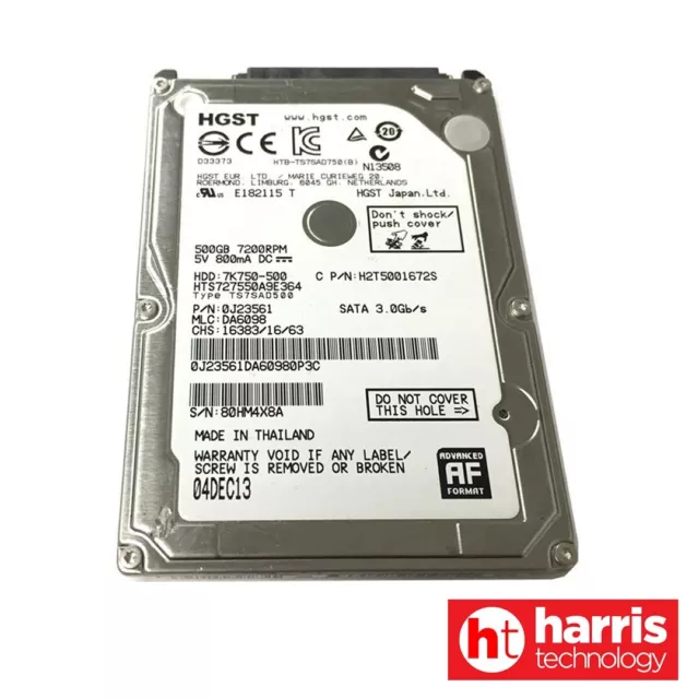 (Refurbished) Hitachi Travelstar 7K750 500GB SATA 2.5 Hard Drive 7200RPM 16MB