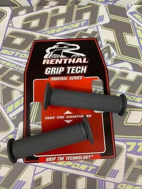 Renthal Grip Tech Original Motorcycle Road Race Handlebar Grips  Medium Compound