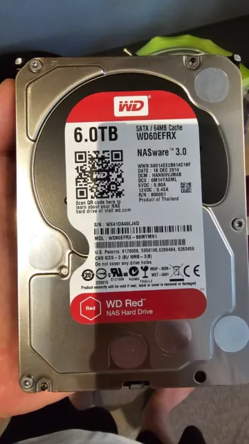 Western Digital WD 6TB Red Plus 3.5 inch SATA