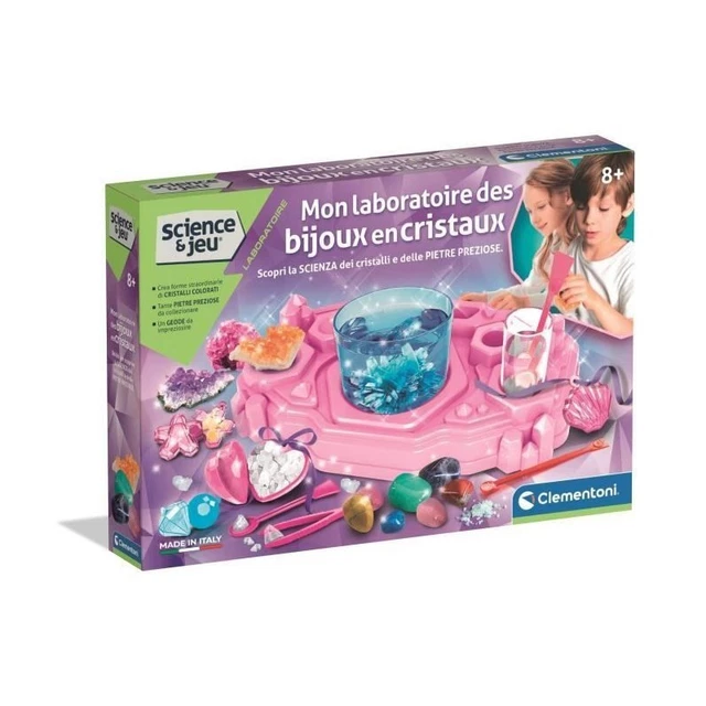 Clementoni Galileo Mega Cristaux Multi – Kit D'expériences Chimiques Allemand Dès 8 Ans