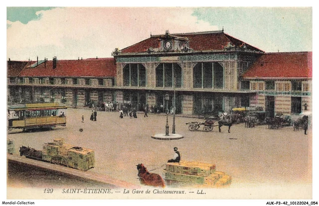 CPA 42 SAINT ETIENNE / GARE DE CHATEAUCREUX