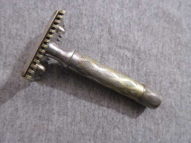 vintage Gillette 301 412B safety razor Pat'd 1920 lot X