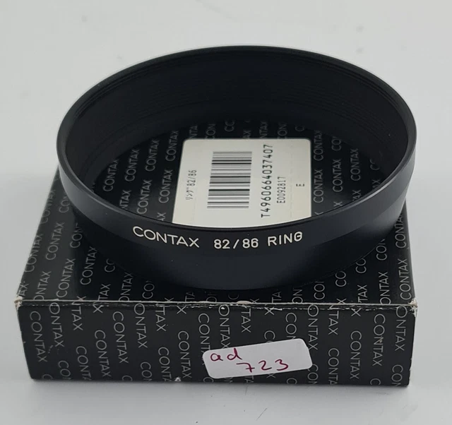 CONTAX Adaptador Filtro E86 86 86mm on Objetivo Lente E82 82 82mm Japón 723/23