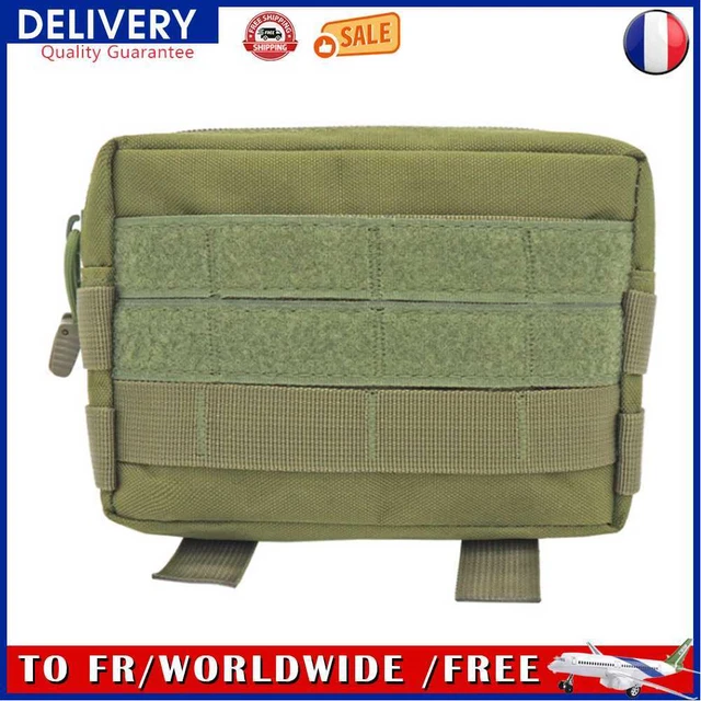 Nylon Mini Molle Modular Utility Pouch Attachment Waist Bag (Army Green)