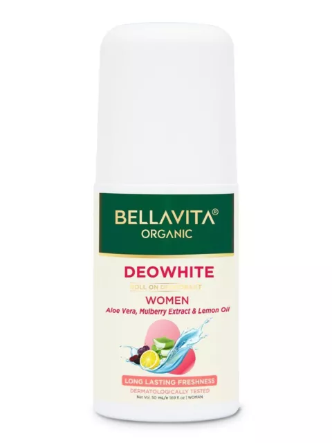 Bella Vita Déodorant Blanc Bio Déodorant Pour Femme Longue Durée, 50 Ml...