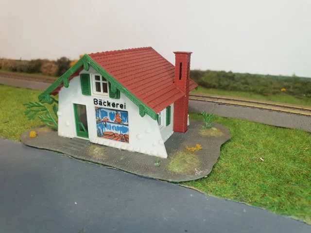 Maquette De Boulangerie Pola Ho - Bâtiment Miniature Pour Train électrique Ou Décor, Occasion, Bonne état