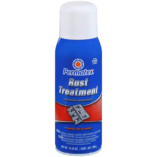 Permatex 81849 Rust Treatment, 10.25 oz. net Aerosol Can