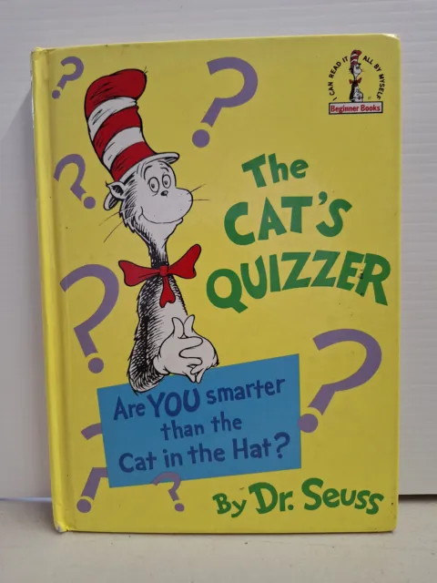 The Cat's Quizzer by Dr Seuss 1976 RARE Hardcover