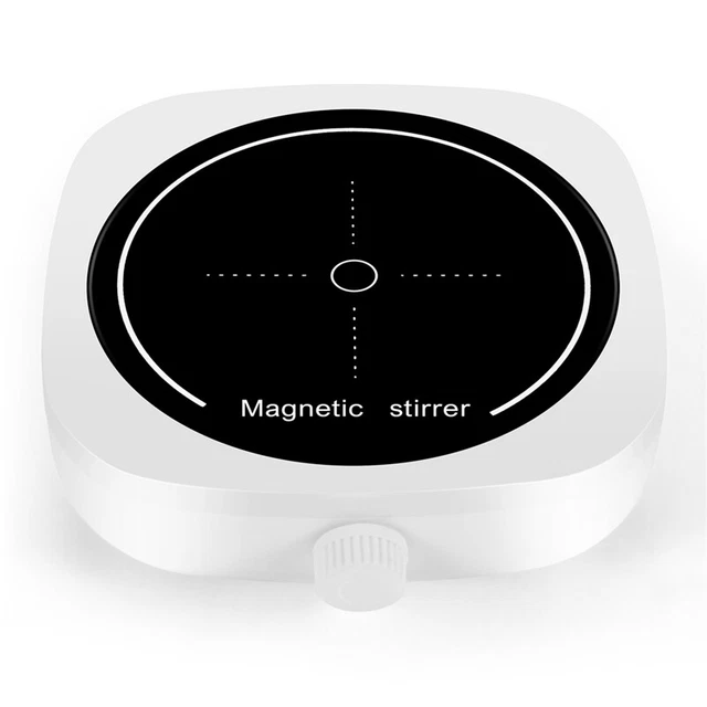 Barreaux D'agitation Magnétique 2 Pièces - 25x25x10 Mm - Revêtement PTFE Blanc - Pour Agitateurs De Laboratoire