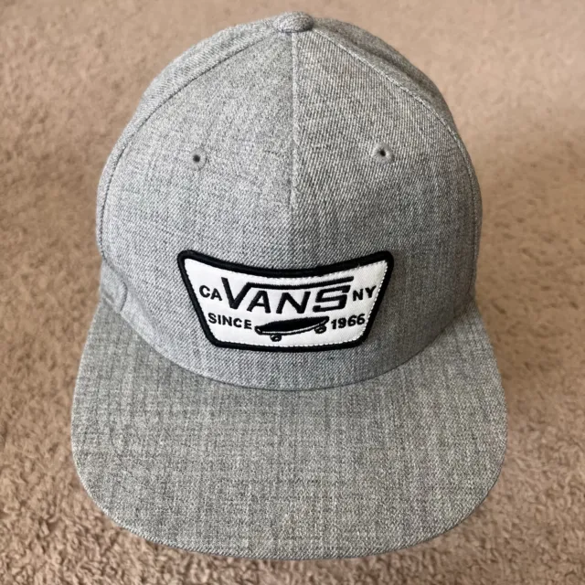 Vans Full Patch Snapback Grey Hat One Size Fits All