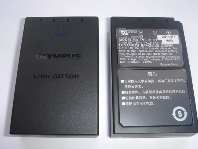 Batterie D'ORIGINE OLYMPUS PS-BLS1 GENUINE battery AKKU ACCU NEUVE E-450 E450
