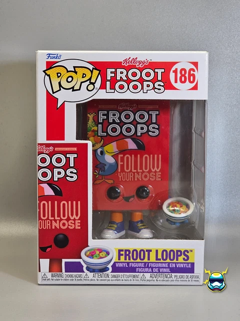 FUNKO POP FROOT LOOPS #186 Kelloggs Ad Icon Protector Collectible Vinyl ...