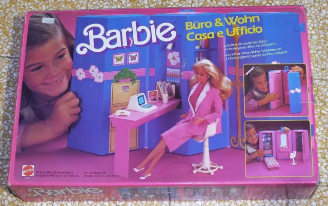 Collection - Barbie Home And Office Studio Mattel (Neuf Mais Ouvert)