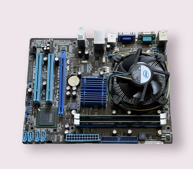 ASUS P5G41T-M LX2/GB Socket LGA775 MATX Motherboard + CPU + 3GB DDR3 NO ...