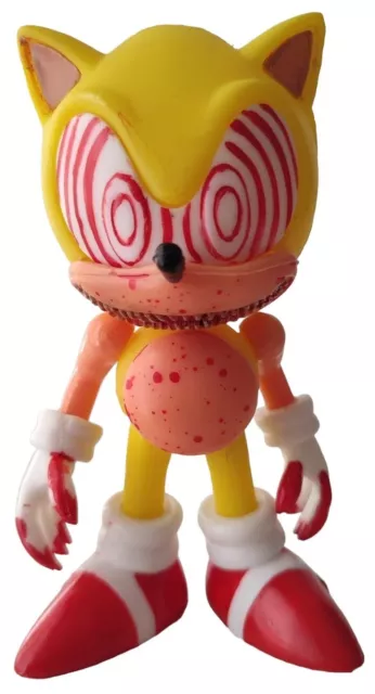 Sonic.exe Gray 8 hard plastic Mexican toy figure creepypasta Hedgehog