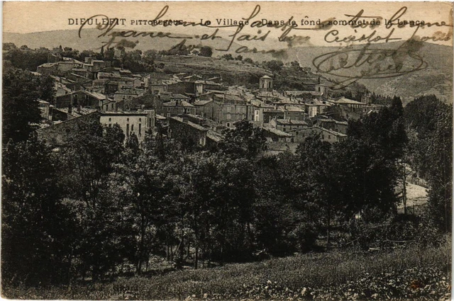 CPA DIEULEFIT Pittoresque Le Village Dans la fond somet de la Lance (351650)