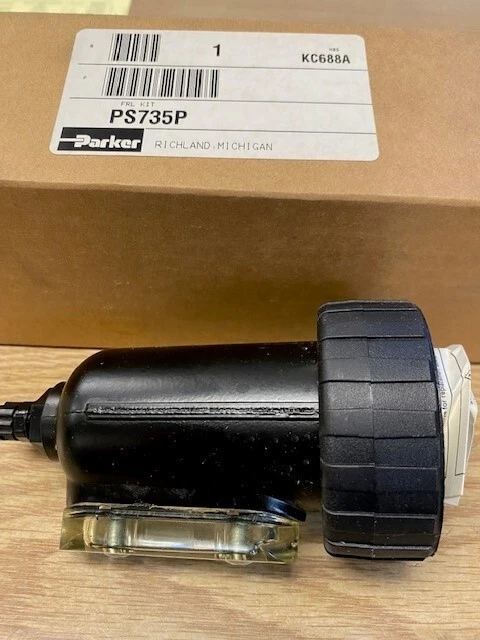Parker PS735P Zinc Bowl with Sight Gauge and Twist Drain for 06F, 11F and 06E Se