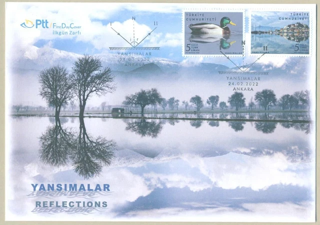 Turkey 2022 Mnh Fdc Duck Ducks First Day Cover