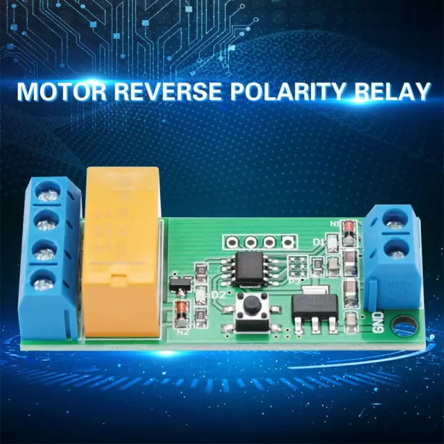 DC 5/6/9/12V Motor Reverse Polarity Module Time  Delay Relay 2A