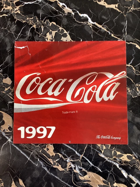Vintage 1997 Coca-Cola Calendar Never Used Good Condition