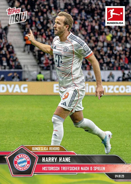 Carte à Collectionner Harry Kane – Topps Merlin Gamers /50 – FC Bayern – Near Mint