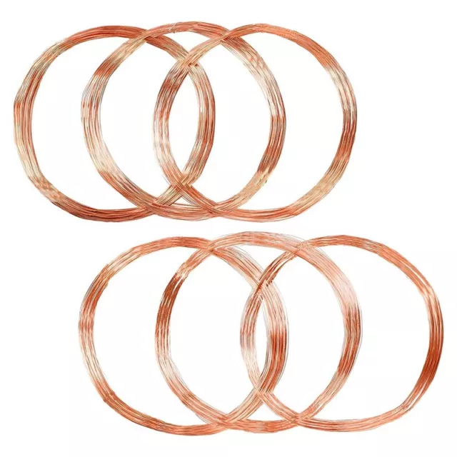 300 Ft 18/20/22/24/26/28  Copper Wire Solid for Jewelry Making Copper Craft2591