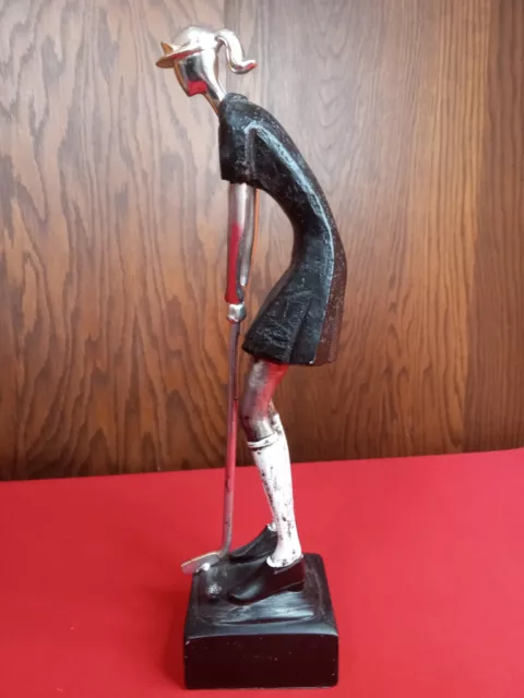 Figurine of Woman Golfing / Golfer Statue- Home Decor 1 Ft Tall