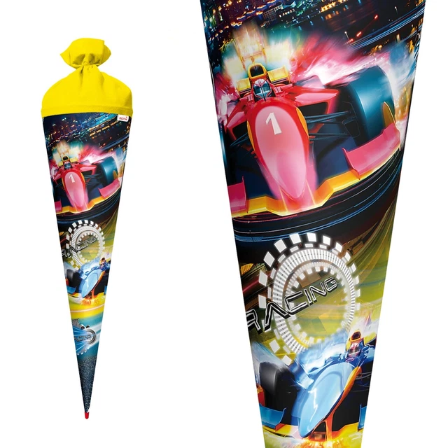 Schultüte 70cm rund Tiger mit Filz Jungen, 18,49 Schultüte 70cm rund Tiger mit Filz Jungen, 18,49